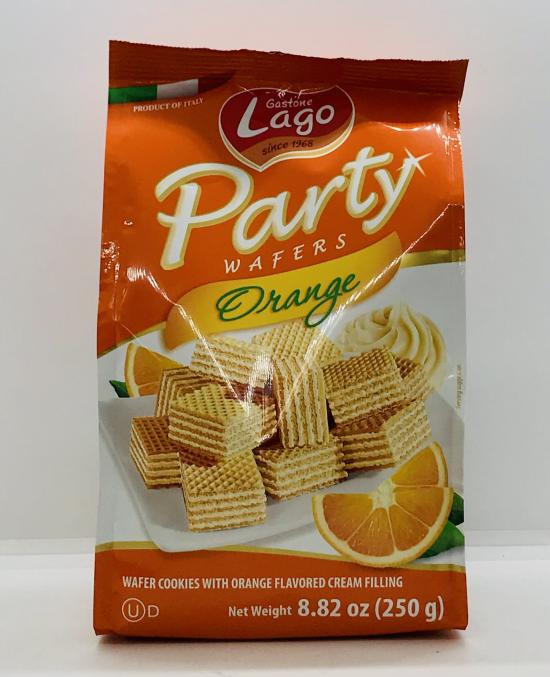 Gastone Lago Party Wafers Orange 250g.