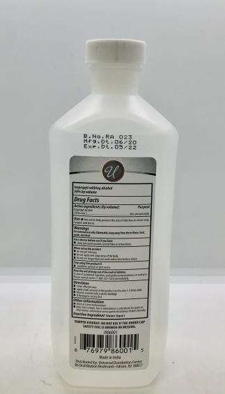 Isopropyl 50% Rubbing Alcohol For Rubbing & Massaging 355ml