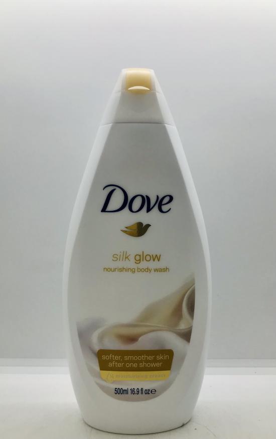 Dove Silk Glow Nourishing Body Wash 500ml