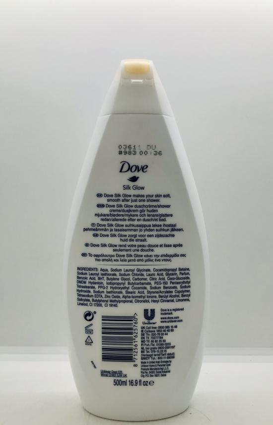 Dove Silk Glow Nourishing Body Wash 500ml