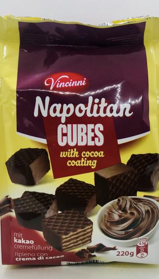 Vincinni Napolitan Cubes Cocoa Cream Filling 220g