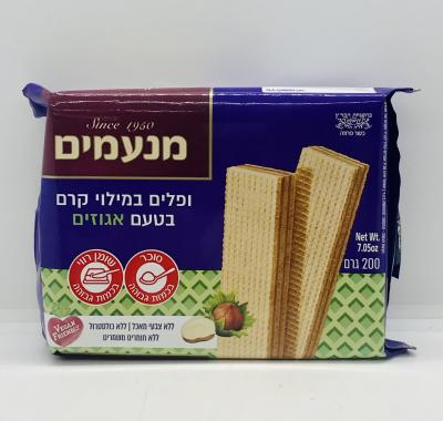 Wafers Filled W Hazelnut Flavored Cream 200g.