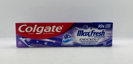 Colgate Max Fresh W Whitening Knockout Toothpaste 178g