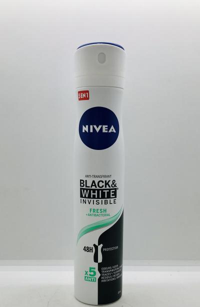 Nivea Anti-Transpirant Black & White Invisible 200ml