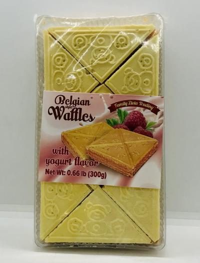 Belgian Waffles W Yogurt Flavor 300g.