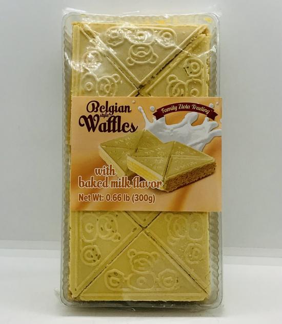 Belgian Waffles W Baked Milk Flavor 300g.