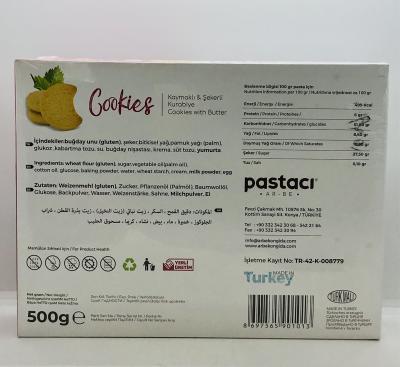 Pastaci Cookies W Butter 500g.