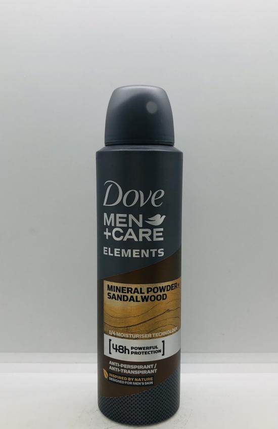 Dove Men +Care Elements Mineral Powder+ Sandalwood 150ml