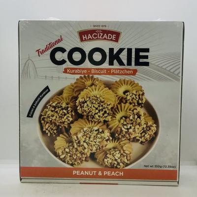 Hacizade Cookie Peanut & Peach 350g.