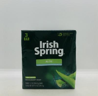 Irish Spring Aloe Deodorant Soap 3 Bar 314.4g