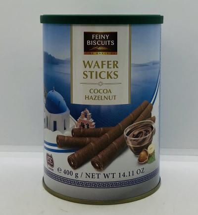 Feiny Biscuits Wafer Sticks Cocoa Hazelnut 400g.