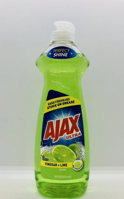 Ajax Ultra Vinegar +Lime Dish Liquid 414ml