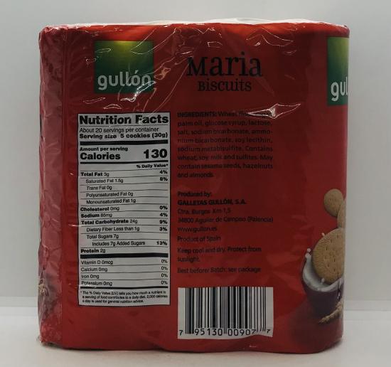 Gullon Maria Biscutis 600g.