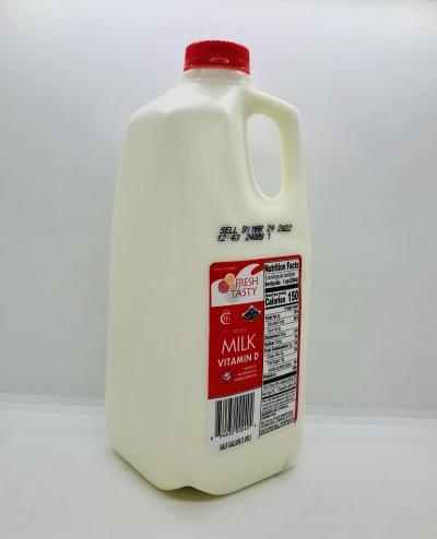 F&T Fresh Milk vitamin D Half gallon