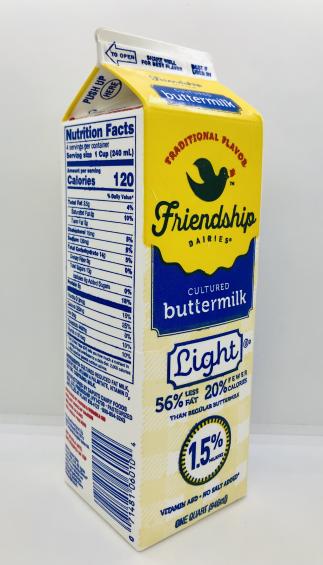 Friendship cultured Buttermilk Quart gallon