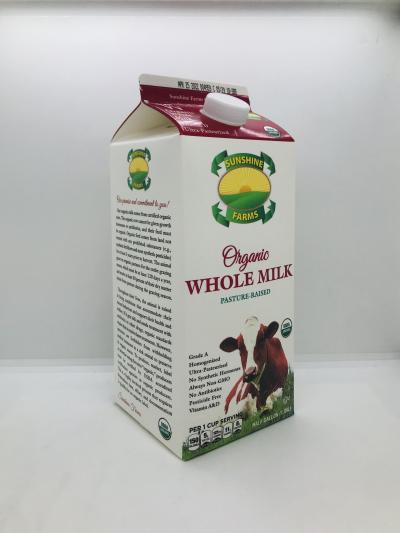 Sf Organic Whole Milk Pasture-Raised