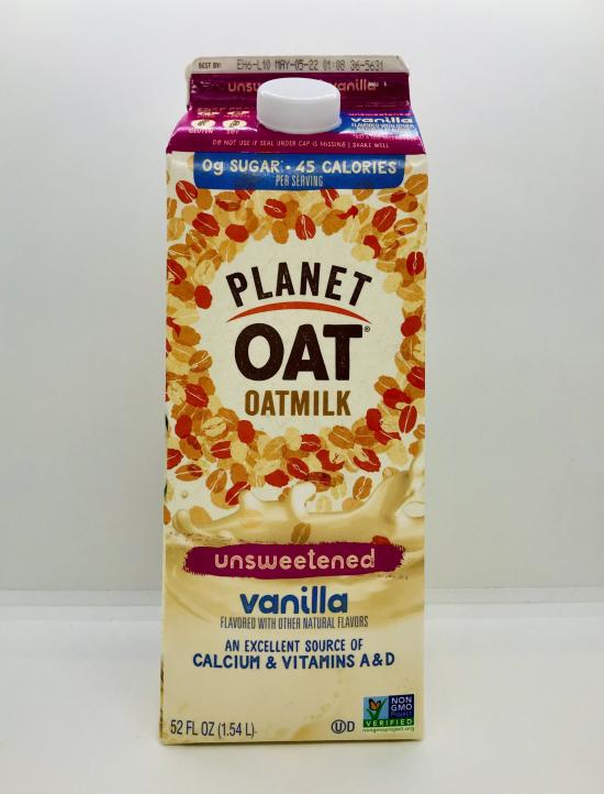 Planet Oat Oatmilk unsweetened Vanilla