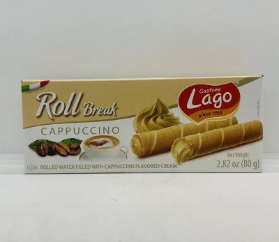 Gastone Lago Roll Break Cappuccino 80g.