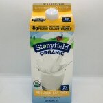 Stonyfield Reduced Fat Milk 2% milkfat