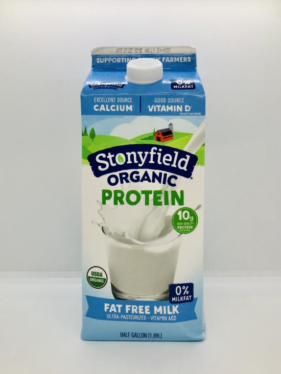 Stonyfield Fat Free Organic Milk