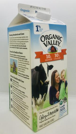 Organic Valley Milk 1% milk fat