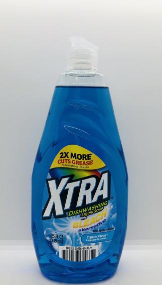 Xtra Dishwashing Liquid Soap Bleach Alternative 739ml