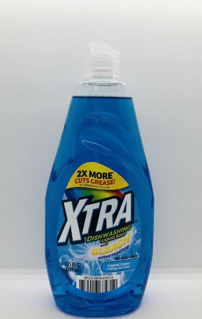 Xtra Dishwashing Liquid Soap Bleach Alternative 739ml