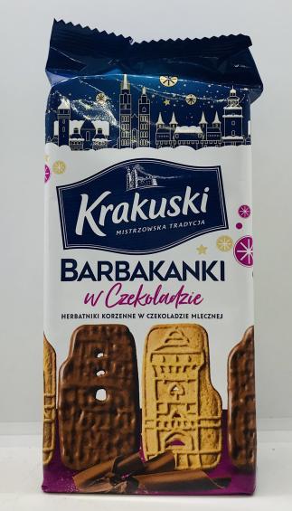 Krakuski Ginger Cookies Covered Chocolate 192g.