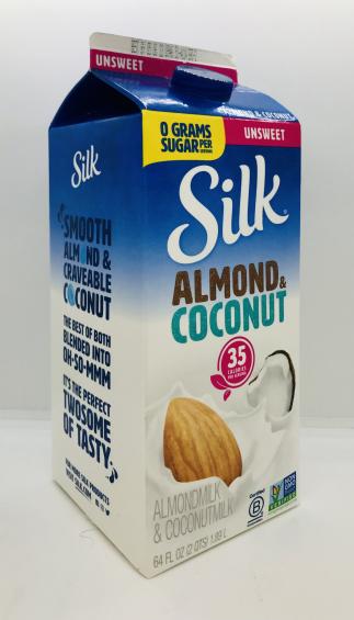 Silk Almond & Coconut milk 1/2 Gal Unsweet