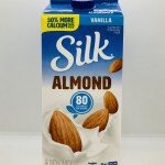 Silk Vanilla Almond milk 1/2 gallon