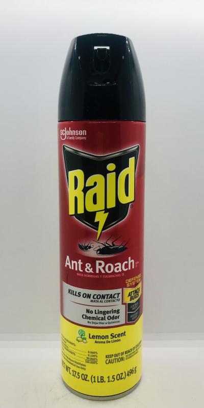 Raid Ant & Roach Lemon Scent 496g