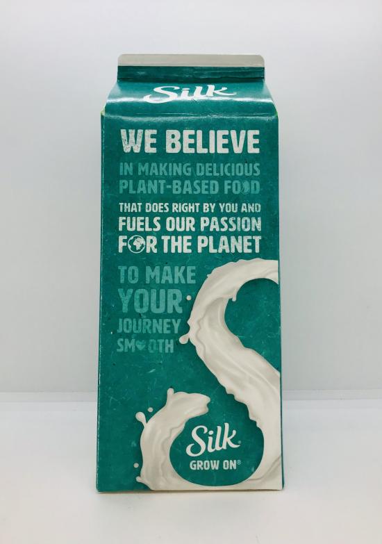 Silk Organic Unsweet Soymilk  1/2Gal