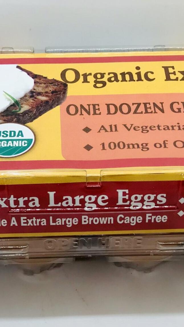 Sunshine Organic 12 Eggs Extra large