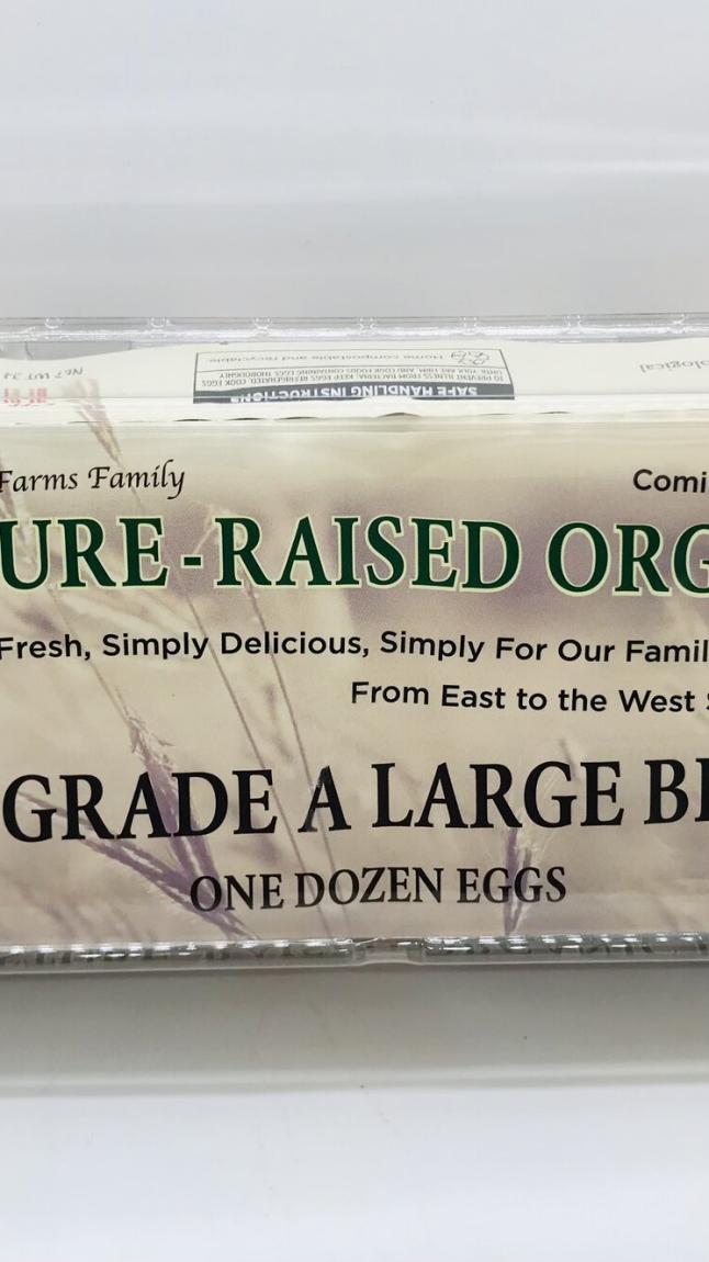 Sunshine farms Pasture-raised Organic 12-Eggs