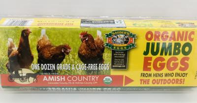 Sauder's Organic Jumbo 12-eggs