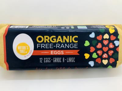 Nature's Yoke Organic free-range 12-eggs