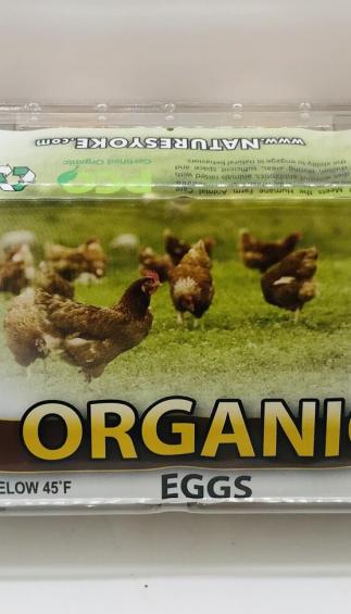 Nature's Yoke Organic 12 Eggs extra large