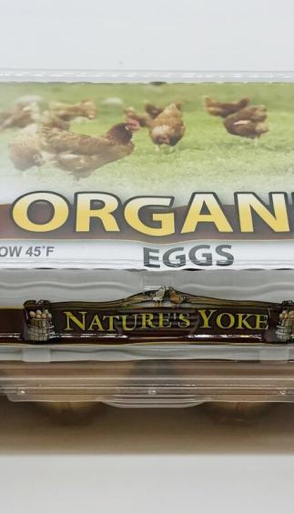 Nature's Yoke Organic 12 Eggs extra large