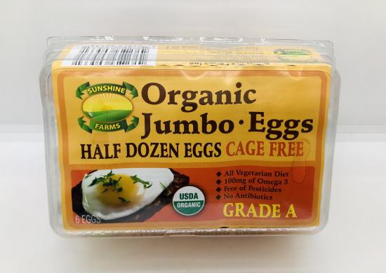 Sunshine farms Organic 6 Eggs Jumbo