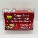 Sunshine Cage Free 6 Eggs Jumbo