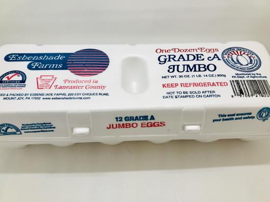 Esbenshade Farms 112 eggs Jumbo