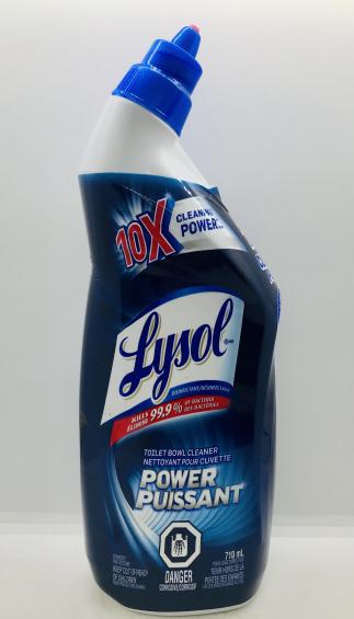 Lysol Power Puissant Desinfectant Toilet Bowl Cleaner 710ml