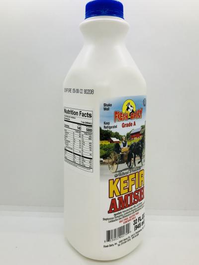 Fresh dairy Amish Kefir Grade A