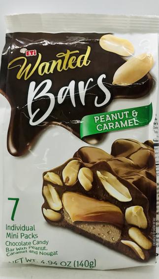 ETi Wanted Bars Peanut & Caramel 140g.