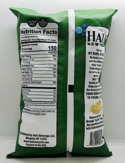 Hal's New York Kettle Chips 141g.