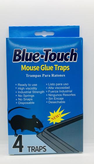 Blue-Touch Mouse Glue Traps 4 Traps