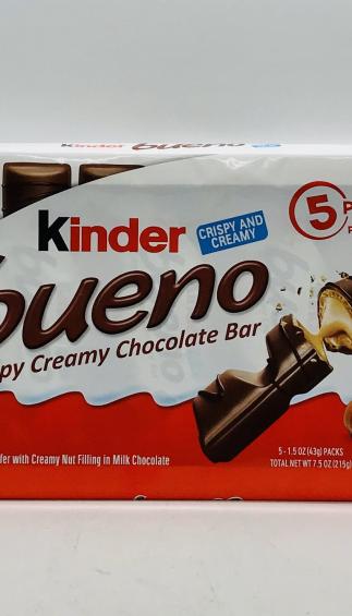 Kinder Bueno Crispy Creamy Chocolate Bar 215g.