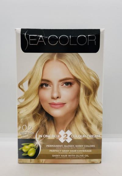 Sea Color Baby Blonde 0.2 Shiny Hair With Olive Oil 185ml