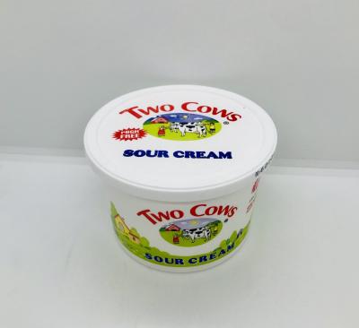 Two cows sour cream