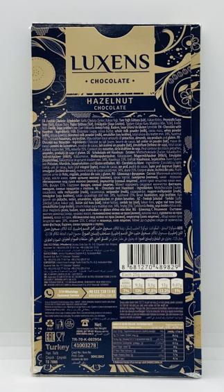 Luxens Chocolate Hazelnut 80g.